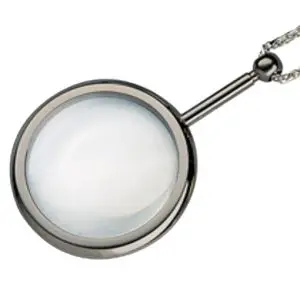 3.5X Eschenbach Pendant Magnifier Chrome Plated