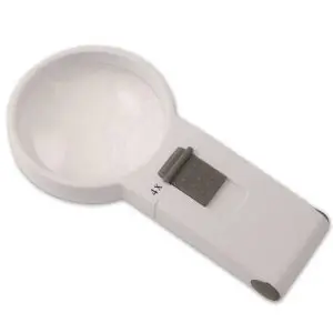 SuperMag 4X LED Lighted Pocket Magnifier - 2.7 Inch Lens