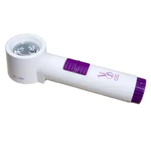 8X / 32D SuperMag LED Lighted Hand Held, Stand Magnifier - 1.4 Inch Lens