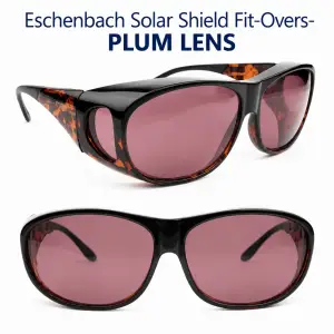 Eschenbach Solar Shield plum lens fit-over sunglasses