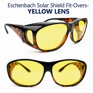 Eschenbach Solar Shield yellow lens fit-over sunglasses
