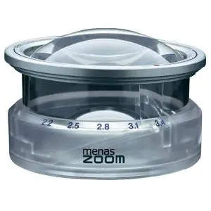 2.2X / 3.4X Eschenbach MenasZoom Lighted Stand Magnifier