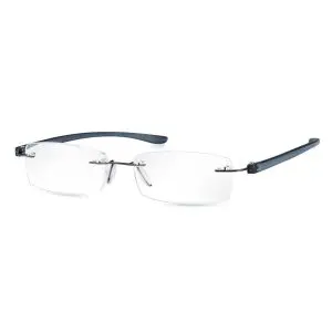 Eschenbach Large Rimless Reading Glasses – Anthracite, +1.00 to +4.00