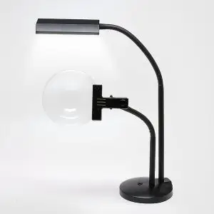 4X Bright White LED Desk Lamp Magnifier - 6.5 Inch Round