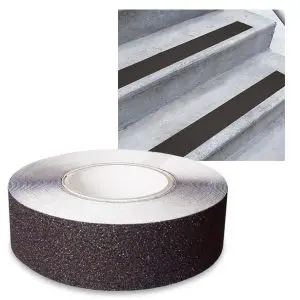 Low Vision Anti-Slip Adhesive Tape – Black – 2 Inch Wide