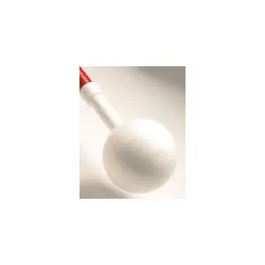 Ambutech Ball Cane Tip: Slip On Style - White