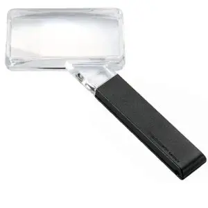 2.5X / 5D Eschenbach Biconvex Hand-Held Magnifier - 80 x 40 mm