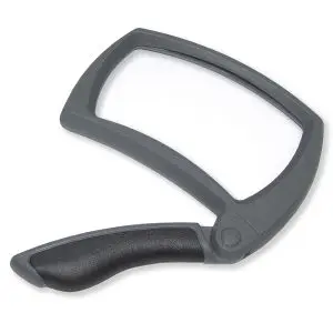 Carson 2X LED Lighted Folding Rectangular Magnifier
