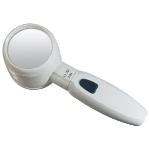 3.9X COIL Raylite Duo LED Hand Held, Stand Magnifier 2.3 Inch Lens