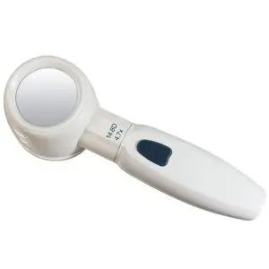 4.7X COIL Raylite Duo LED Hand Held, Stand Magnifier 1.7 Inch Lens