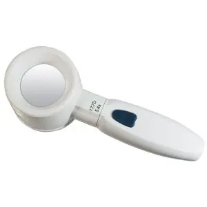 5.4X COIL Raylite Duo LED Hand Held, Stand Magnifier 1.7 Inch Lens