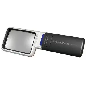 3.5X Eschenbach Mobilux LED Hand Magnifier - 3 x 2 Lens Size