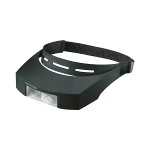 Eschenbach Headband Visor Magnifier 1.7X Powered