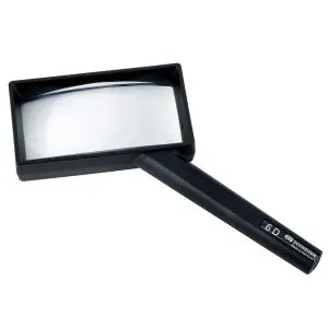 2X / 6D Schweizer Sempral Rectangular Magnifier