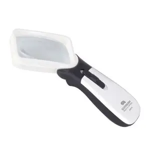 Schweizer ERGO-Lux MP Pocket Magnifier 3.5X / 10D / Lens Size: 3 Inches, angled