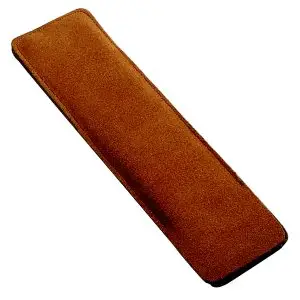 Schweizer Brown Velour Leather Case - Large