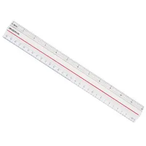 2X Bar Magnifier 12 Inch with Ruler