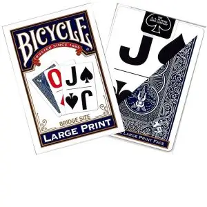 Bicycle Large Print Super Jumbo Playing Cards - Bridge