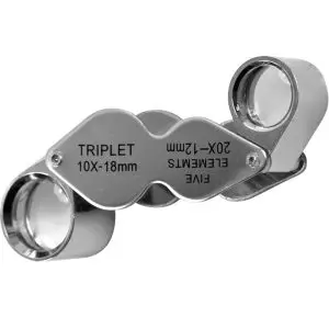 Dual 10x - 20x Jeweler's Loupe