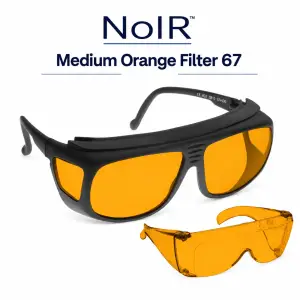 NoIR Medium Orange Filter 67 glare and contrast glasses