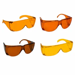 NoIR glasses with various orange lens filters