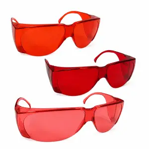 NoIR glasses with various red lens filters