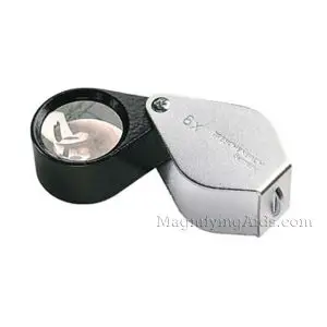 Eschenbach 6X Aplanatic Folding Loupe Magnifier for Coins, Stamps & Fine Detail