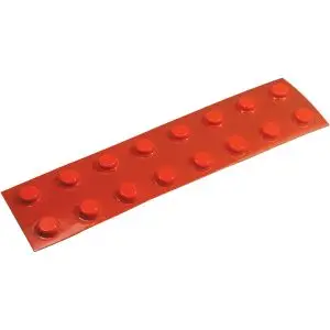 16 Small Orange Round Locator Bumps
