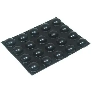 20 Small Black Round Locator Bumps