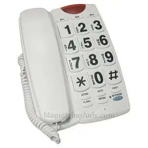 Giant Button Speakerphone with Flashing Ringer