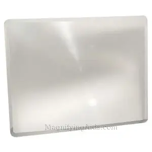 2X Full Page UnFramed Magnifier - Firm Fresnel