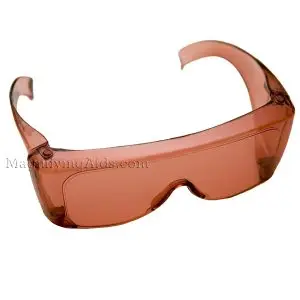 NoIR U47 UV Shield Sunglasses - 40% Light Red - Style: Universal Fitovers