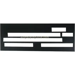 Sturdy Plastic Check Writing Guide