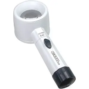 5.4X COIL LED Illuminated Hand-Held Stand Magnifier - 1.7 Inch Lens