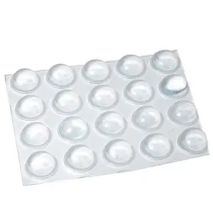 20 Large Transparent Round Locator Bumps
