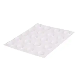 20 Small Transparent Round Bumps