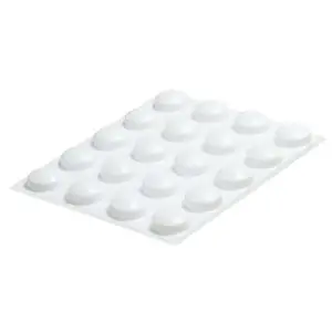 20 Large White Round Locator Bumps