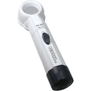14.7X COIL LED Illuminated Hand-Held Stand Magnifier  - 1.0 Inch Lens