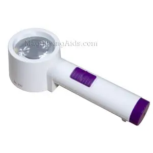 5X / 20D SuperMag LED Lighted Hand Held, Stand Magnifier - 2.4 Inch Lens