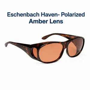 Eschenbach Haven polarized amber lens fit-over glasses