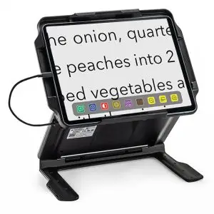 Eschenbach Optaro XL - Portable Video Magnifier for 13" iPad w/Universal Stand