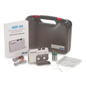 Drive Medical Deluxe Dual Channel TENS Unit – Horizontal Design with Carry Case