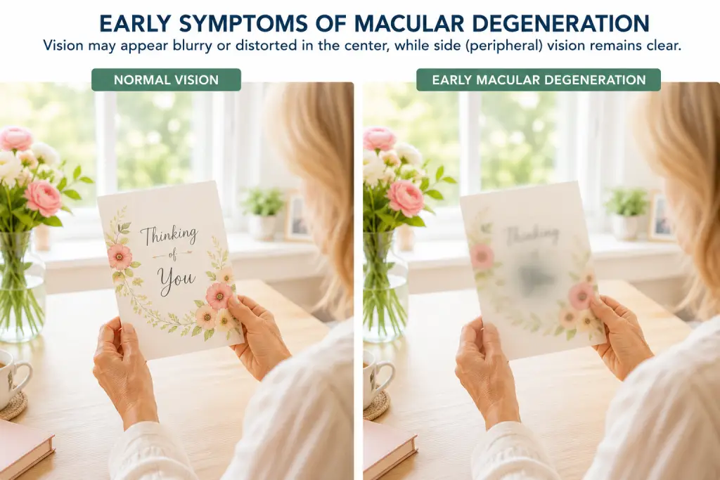 Early stages of Macular Degeneration
