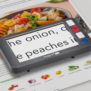 Eschenbach magno® DIGITAL 5" Portable Video Magnifier | 3X–48X HD Electronic Magnifier for Low Vision