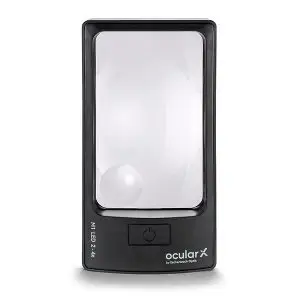 Eschenbach ocularX M1 LED Hand-Held Magnifier 2x with 4x Spot Lens