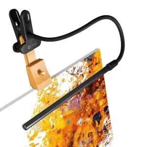 OttLite Clip-On LED Easel Lamp – Adjustable Daylight Craft & Reading Light