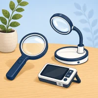 Magnifiers and low vision aids for matching the right product to the task